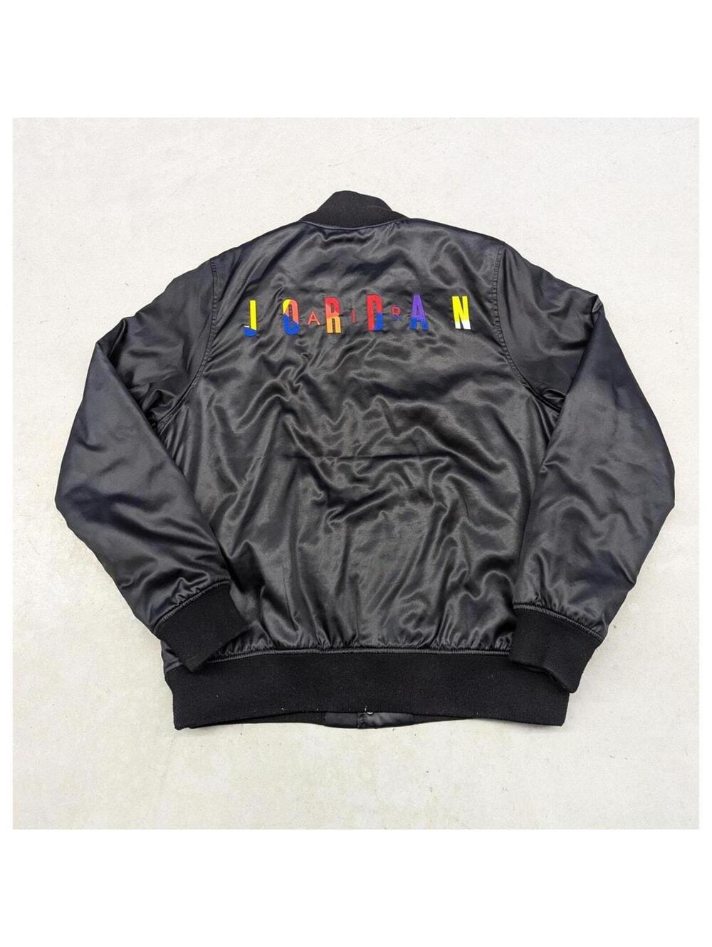 Air Jordan DNA Black Satin Jacket